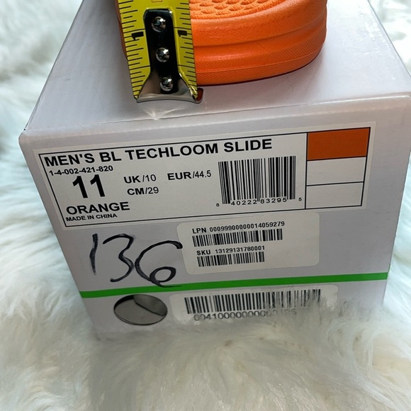 🆕 APL Men’s Big Logo Techloom Slide in Orange Size 11 UNISEX - Picture 8 of 10